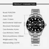 Wristwatches FUNCOVVN Vintage 41mm Diver Watch For Men Luxury NH35 Automatic Mechanical Sapphire 316L Steel Waterproof Dress 100m Relojes