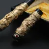 Penne Caldo Vendita Full Metal Brand Jinhao Dragon Head Ink Penna Fontana Ufficio Business Men Penna