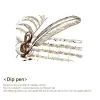 Stylos rétro calligraphie plume pend stylo écriture de bureau quill fountain stylo set office brithday cadeau