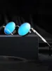 Металлические солнцезащитные очки в стиле стимпанк, мужчины, женщины, модные круглые очки, дизайнер бренд винтажный солнце высокий качество de sol 240417