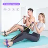 Sit-up Assistive Device Elastic Yoga Pedal Puller Resistance Band for Home Fitness Multifunction Tension Rope with Non-slip 240407