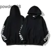 24SS High Street New Trendy Hoodie Burning Letter Hiphop Loose Velvet Hellstar