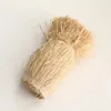 Decorative Figurines 1PC Jute Fringe Trim Natural Raffia Straw Tassels Home Furniture Background Wall Decoration Lafite Grass Wedding