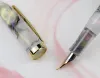 Pennor Majohn S1 Akryl Fountain Pen Bent Nib Fude Pen Vacker Celluloid Calligraphy Writing Ink Pennor Student Writing Stationery