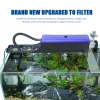 Tillbehör 220240V Aquarium Fish Tank Filter 12W Akvariumpump med filterdropp Box Family Box Silent Circulating Pump Externt trickling