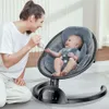 Babybond Bluetooth Swing Swing с музыкальным динамиком, 3 позициями места, 5 -точечный ремень жгута, 5 скоростей и пульт дистанционного управления - портативные детские качели для младенцев