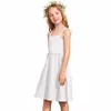 Slip-Kleid Girls Slip Kleid sommerarmarmen Sundress Casual A-Line-Kleid für Kinder