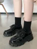 Gelegenheitsschuhe Plattform Schuluniform JK Schüler Mädchen Frauen Lolita Mädchen rund Toe Mary Janes Vintage