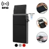 Holders Choice RFID Card Card Carte Men Fin Slim Mini Mini MINIMALIST SOLLETLES LUXE METAL METAL BANK ID HOLLER CASE PATTENDRE POUR MEN CARTERAS