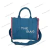 Famous brand handbag mac tote bag jobs practical large capacity ordinary crossbody one shoulder handbag casual square canvas bag denim linen shopping beach bag hobo