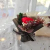 Fleurs décoratives mini savon fleur bouquet rose carrage artificiel pour la fête des mères de la Saint-Valentin