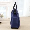 Borsa bagaglio da donna Borsa da viaggio per carrello a ruote Borsa per carrello di grande capacità con valigie per zaino staccabile su ruote per spalle bagagli XA588F