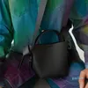Shoulder Bags Fashion Design Handbag Female 2024 Style Bag Simple Bow Orange MINI Bucket Luxury Women Designer Purses