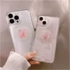 Cell Phone Cases Korean 3D Bow Clear Soft Case for iphone 15 14 Pro Max 13 12 Pro 11 X XR XS 7 8 Plus SE3 MiNi Candy Cute Transparent Cover J240418