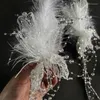 Hair Clips Feather Headdress Forest Wedding Ornament Tassel Bridal Accessories