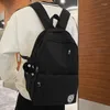 Backpack Drop Girls High School Contraste Contraste Color Estudantes