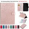 Carteiras para Samsung Galaxy Tab A 8.0 2019 S Pen Smp200 Smp205 Smart Tablet PU Caso de couro para Galaxy Tab A 8 P200 Wallet Funda