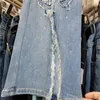 Frauen Jeans schwere Industrie Schmetterling gestickt gestickt