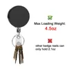 Other Office School Supplies L Heavy Duty Retractable Badge Holder Reel Metal Id With Clip Key Ring For Card Name Keychain Bel Spor Dhdzo