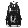 Rugzakken Japan Anime Shingeki No Kyojin Scouting Legion Schoolbag -aanval op Titan Backpack Shouls -tas voor studenten Book Bag -pakket