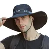 Boonie Hut Männer Antiuv Sonnenhüte Outdoor Fischerei Mütze Mode große Randkappen Frauen Sommer Männlicher Eimer Sombrero Gorros 240417