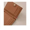 Holders Women Simple Genuine Leather Card ID Holder Package Driver License Bank Credit Business Card Holder Case Bag Folding Clip Cover