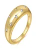 Anneaux de mariage Cremo Forme d'étoile à la mode pour les femmes Gold Color Cumbic Zirconia Female ACCESSOIRES DE RING FEMMES 33151126319068