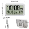 Mute Large Digit Screen Alarm Desktop Electronic Calendar Wall Clock LCD Smart Temperature Humidity Display Clocks Th1266 s