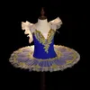 Professional Ballet Tutu Dress Girl Dance Costume de performance infantil Ballerinas Pancake Tutu Kids Criança Carnaval Jazz Dan Dress 240411