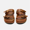 Piatto per sandali di traf casual donna chic chic tro rotonde cinturini con fibbia per donna spiaggia spiaggia comode appartamenti ladies brown scarpa f s