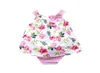 Summer new baby girl clothes Newborn Outfits floral tank Topsbows Ruffle Shorts Baby Suit Infant sets baby girl designer clothes 7469681