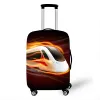 Accessories Express Train Pattern Luggage Cover Thickening Elastic Baggage Cover 19 To 32 Inch Suitcase Case Dust Covers Travel Accessories