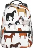 Backpacks Horse Breeds Pattern Elegy Casual Backpack Purse Purse Hackpacks avec plusieurs poches Poches Pack d'ordinateur pour le travail Business