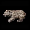 DW150 A Cute Bear Statue Sculpture Pure Bronze European Wildlife Animal Figurine Copper Artwork Home Desktop Garden Decoration 240418