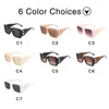 Güneş gözlükleri güneş gözlüğü klasik siyah kadın bayanlar modaya uygun tasarımcı kare güneş gözlükleri retro B-Dekoratif Gölgeler Gözlük UV400