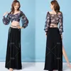 Stage Wear Models Belly Dance Top Long Skirt Set Suit Sexy Women Clothes Chinese Costume