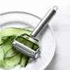 Éplucheur en acier inoxydable Cuisine à double tête éplucheur de légumes Péler de pomme de terre épluchez melon rosée cocuner slicer cuisine fournitures