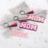 Letter Pendant Acrylic Key Chain Directly Mother's Day Party Favor Supplied by the Manufacturer 0309