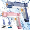 High Capacity Water Gun Electric Pistol Shooting Toy Full Automatic Summer Beach Outdoor Fun For Children Boys Girl Adults Toy 240417