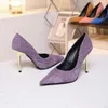 Ruby heels whitedress brand pumps women Luxury Designer pointed toe Evening Party ball shoes