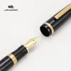 Pennor Fountain Medium Jinhao Skriver Copper Nib Gold Signature School Fine Iraurita Pen for Barrel Office / Clip