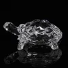 Crystal Turtle Figurine Miniature Tortoise Statue Chinese Lucky Feng Shui Ornament for Home Office Desk Decoration Accessories 240418