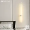 Lampe murale Joollysun Light Long Strip Soule de chevet Éclair LED moderne pour la décoration intérieure Salon Sofa Fond