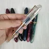 Pennor Nya 2st Jinhao 9019 Dadao Fountain Pen Akryl Transparent Spin Pen 40mm NIB Stationery Office School Supplies Writing Gift Pen Pen Pen