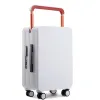荷物のワイドハンドルスーツケース20/24インチ高品質のローリング荷物スピナーホイール男性旅行バッグ女性キャビンパスワードトロリー荷物