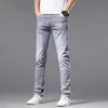 Herren Jeans Designer 2022 Frühling Neue Herren Jeans kleiner Fuß Slim Fit Cotton Elastic Tide Marke Koreanische Jugend Doppel G Hybridhose DQW4