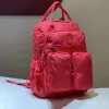 Backpacks Fashion Woman Rucksack wasserdichtes Nylon Weichgriff Solid Multipocket Travel Reißverschluss Feminina Schultaschen Laptop -Rucksack Laptop Rucksack