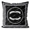 Fashion Sofa Cushion Designer Pillow Home Textiles Throw Pillow Luxury Pillowcase Soft Pillows Cover Brand C Letter Bolster Back Cushion