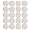 Bolsas de jóias 20 PCs Conector de Cubas de grade conectores ABS para prateleiras de armazenamento de arame (branco)