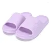 Pantoufles minimalistes baignoires intérieures glisses de couleur continue non glissade des chaussures de séchage rapide douche à la maison pour femmes